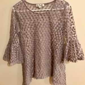 Simply Noelle Mesh Floral Top